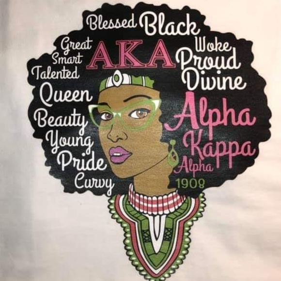 AKA‎ Sorority Tee - Picture 1 of 2